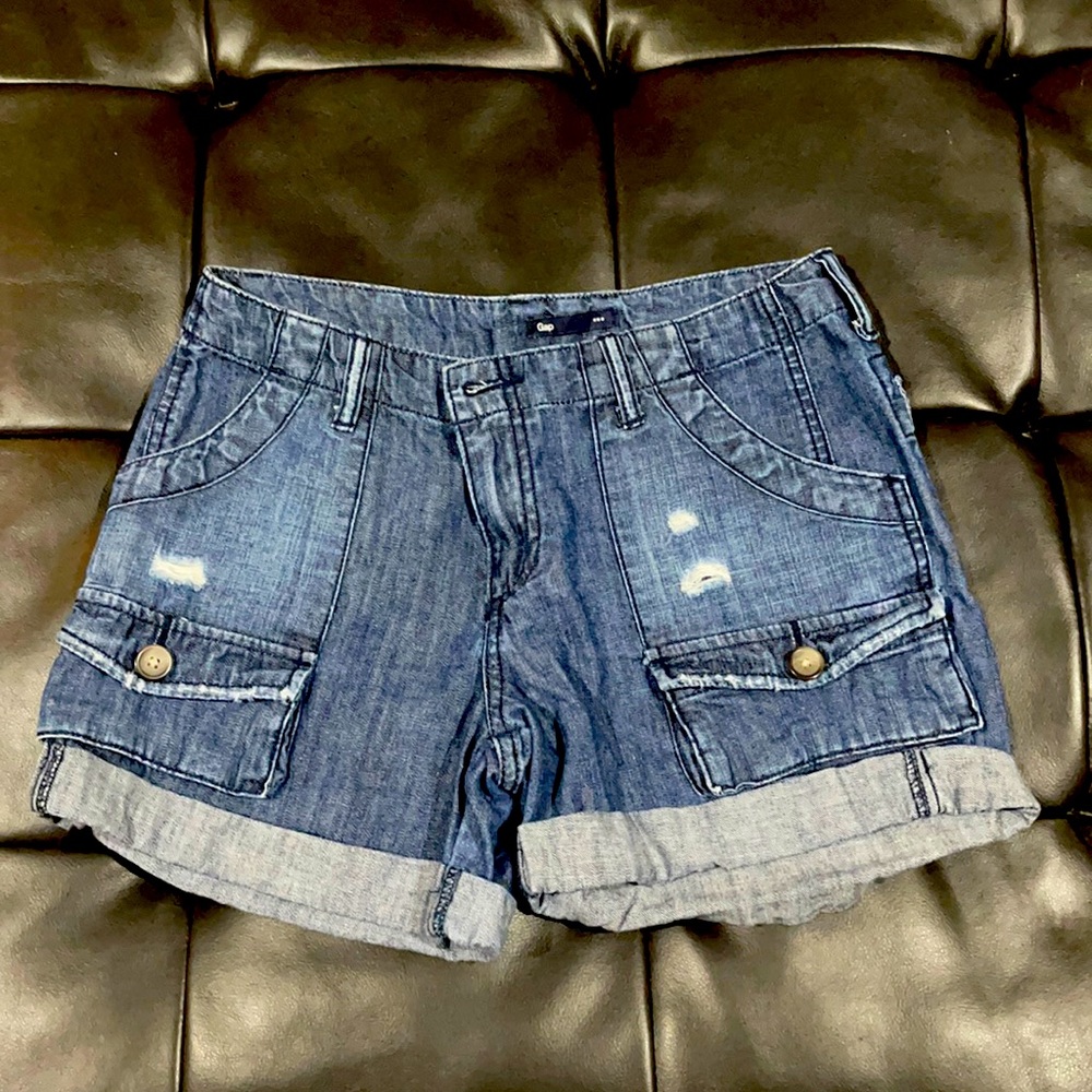 Women’s blue Jean shorts